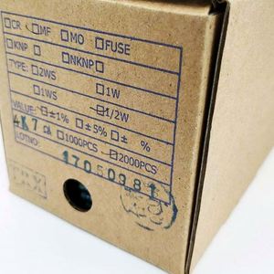 Whole Sale MF1/2W-4.7Kohm1% T52 1/2W Resistors Metal Film Resistors 4.7Kohm 1% 1/2W - Product Image 1