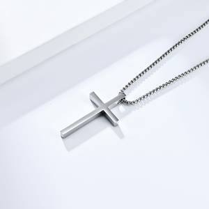 Collar con Colgante <span class=keywords><strong>de</strong></span> Cruz <span class=keywords><strong>de</strong></span> <span class=keywords><strong>Acero</strong></span> <span class=keywords><strong>Inoxidable</strong></span> Chapado en Oro <span class=keywords><strong>para</strong></span> <span class=keywords><strong>Hombre</strong></span> con Cadena <span class=keywords><strong>de</strong></span> Cuerda <span class=keywords><strong>para</strong></span> Fiesta - Product Image 3