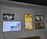 Pemutar Media iklan kotak Mall belanja iklan publikasi Menu restoran kotak displai dengan perangkat lunak Cms Gratis