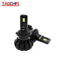 TAOCHIS Auto Phares Led Lampes H7 Blanc Couleur 6000K Étanche Pour Voiture Moto Brouillard DRL