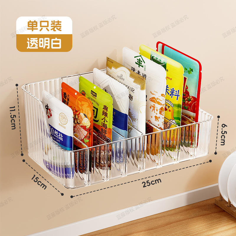 Estante de almacenamiento de parches transparente