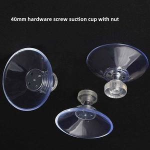 كوب شفط لولبي m4m5 مخصص 4 من كلوريد البولي فينيل الشفاف الصائب للبيئة منتجات بلاستيكية مع مكسرات - Product Image 3