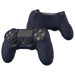 Coque de protection en silicone écologique pour manette sans fil, personnalisée, étanche, bleu nuit - Product Image 3