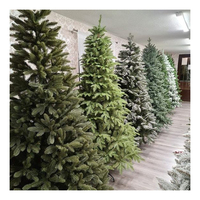 Ruopei en gros 6ft Premium arbre de Noël artificiel à charnière vacances décoratif pin plante arbre de Noël pour la décoration intérieure