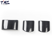Kit de décoration intérieure complet style fibre de carbone noire, accessoires PC pour VW Volkswagen New Beetle 2003-2010 LHD