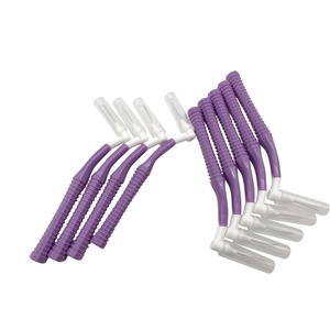 Brosse interdentaire écologique pour adultes avec manche en bambou et fil dentaire en nylon plastique – Outil de nettoyage des dents - Product Image 2