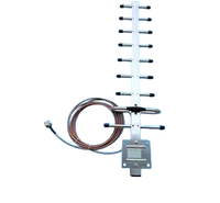 Antenne Yagi à gain élevé 13dBi 806-960MHz GSM LTE WCDMA directionnelle extérieure avec câble RG58 et support de montage sur poteau