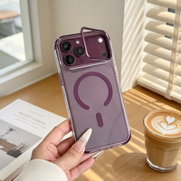 JOYPORODO B569 Coque Magnétique Transparente avec Anneau N52 pour iPhone 17/18 Pro & Pro Max 2000GS Anti-Rayures Vente en Gros