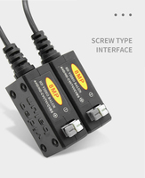 Émetteur-récepteur balun vidéo HD BNC 8MP AHD TVI CVI CVBS connecteurs de câble