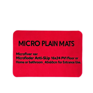 Tapete Antideslizante de Microfibra de 16x24 Pulgadas, Tapete Suave de PVC para Puerta, para Uso en el Hogar, Hotel, Baño y Entrada - Product Image 1