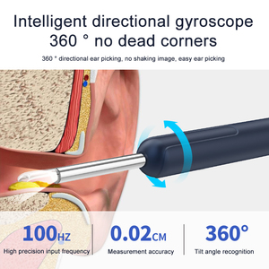 <span class=keywords><strong>Otoscope</strong></span> 1080P avec connexion WiFi intelligente Nouveau Style Outil de suppression de cire d'oreille électrique Caméra Lumière Beauté Soins personnels Nettoyeur d'oreille - Product Image 4