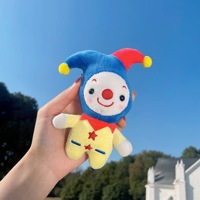 Cadeaux promotionnels en gros : Porte-clés en peluche créatif et personnalisé, poupée clown de cirque de dessin animé, pendentif de sac, jouets en peluche Joker
