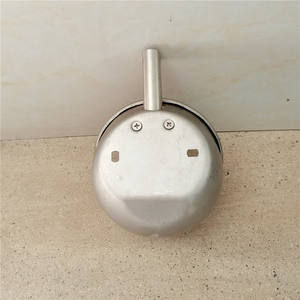 Hayvan besleyicileri için 160mm paslanmaz çelik 304 yuvarlak su kasesi - Product Image 4