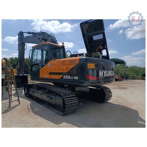 Excavatrice hydraulique sur chenilles Hyundai 220LC de 22 tonnes d'occasion, bien entretenue (système d'origine) - Expédition mondiale et excellent état en promotion - Product Image 2