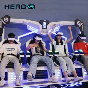 Herovr 9D <span class=keywords><strong>VR</strong></span> 4ที่นั่งจำลองอาเขตโรงภาพยนตร์<span class=keywords><strong>4D</strong></span> ที่น่าสนใจสำหรับการใช้งานสาธารณะในร่ม/กลางแจ้งวัสดุโลหะ - Product Image 2