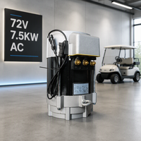 Moteur électrique triphasé AQHT7.5-4004C 7,5 kW 72 V pour voiturettes de golf Lvtong