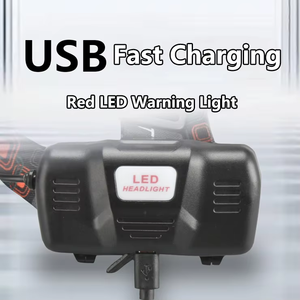 Lampada Frontale LED JF P90 Ricaricabile con <span class=keywords><strong>Batteria</strong></span> 18650, 90° Regolabile per Campeggio, Caccia e Pesca - Product Image 2