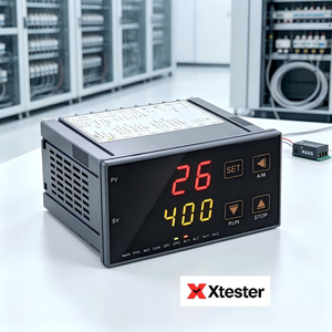 ตัวควบคุมอุณหภูมิแบบ PID รุ่น Xtester AU90 คุณภาพสูง มาตรฐานความแม่นยำ สำหรับแบตเตอรี่รถยนต์ วัสดุ ABS รุ่น 009 - Product Image 2
