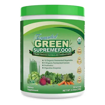 Super Greens Powder Private Label Multivitamin Bulk Mix Complete Whole Foods Adaptogen Vitamin Mineral Superfood Green Powder