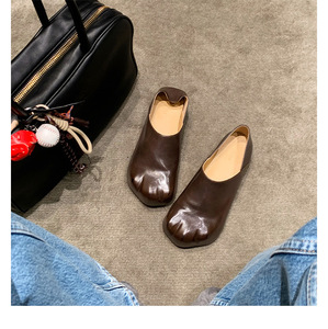 Zapatos Planos de Mujer Estilo Francés 2026, Ultra Suaves, con Diseño de Pata de Gato, Tacón Convertible de Doble Uso, Zapatos Casuales - Product Image 1