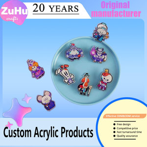 Clip en plastique PP double face personnalisé, clip en acrylique, clip en PP de dessin animé mignon, clip <span class=keywords><strong>kawaii</strong></span> pour peintre - Product Image 3