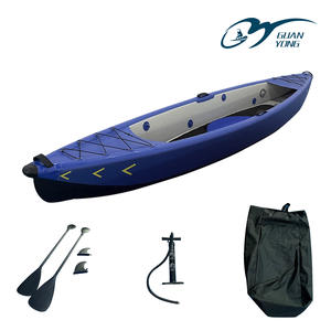 <span class=keywords><strong>Kayak</strong></span> gonflable à coque dure à deux sections avec sac en PVC pour la <span class=keywords><strong>pêche</strong></span> en lac <span class=keywords><strong>Kayak</strong></span> <span class=keywords><strong>de</strong></span> 4m <span class=keywords><strong>de</strong></span> long pour 2 personnes - Product Image 2