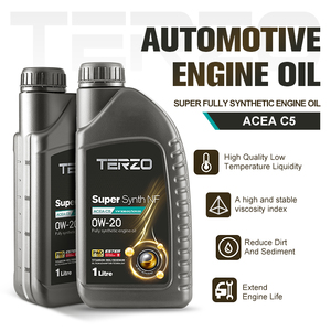 น้ำมันเครื่องยนต์สำหรับรถยนต์นั่งส่วนบุคคล TERZO SuperSynth NF 0W20 PAO Ester สังเคราะห์แท้ API SP ACEA C5 สำหรับรถยนต์ Volkswagen Porsche - Product Image 1