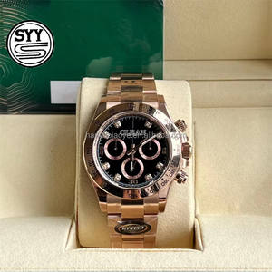 นาฬิกาผู้ชายหรูหรา ระบบอัตโนมัติ เครื่องจักรกล 4130 ฟังก์ชั่นหลากหลาย จับเวลา หกเข็ม สามหน้าปัด กันน้ำ ตัวเรือนสแตนเลส - Product Image 3