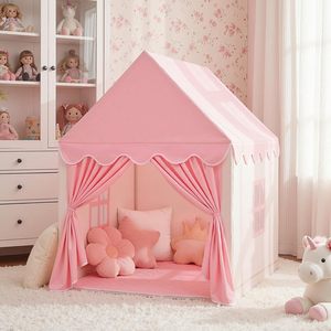 Grande tente de jeu féerique pour enfants, château de rêve, tente de princesse, cadeau pour fille, jouets pour tout-petits - Product Image 6