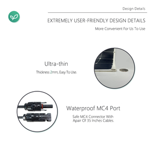 Chất lượng cao bán buôn quang điện linh hoạt Bảng điều khiển etfe linh hoạt năng lượng mặt trời hệ thống bảng điều khiển cho Nhà 100W 200W 250W 300W năng lượng mặt trời 400W - Product Image 6