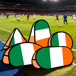 Ireland Oval Pop up <b>Banner</b> Warp-knitted Fabric for Outdoor Advertising Promotion Outdoor Tent - Product Image 4