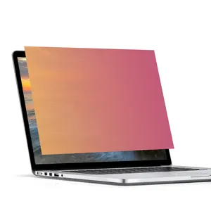 Filtro de tela para computador laptop 24 polegadas, anti espião, material de rolo protetor