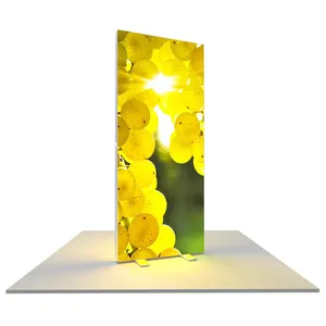 Lingtong विज्ञापन Lightbox एल्यूमीनियम प्रोफाइल आपूर्तिकर्ता Foldable Seg कपड़े फ्रेम Strech कपड़े बंधनेवाला प्रकाश बॉक्स