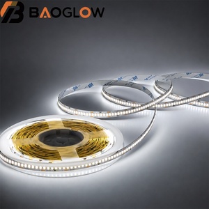 ไฟ LED แบบเส้น 240LEDs/M ทนความร้อน CCT 2 สาย SMD2835 DC24V 18W/M กว้าง 10 มม. วงจรแบบหรี่แสงได้ สำหรับไฟแบ็คไลท์ทีวี - Product Image 3
