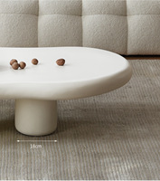 ATUNUS table à thé nordique nuages irréguliers table basse créative à vent crème pour meubles de salon