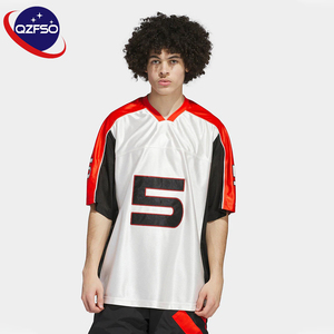 QZFSO Custom Moto Aesthetic Y2K Vintage Sports <b>Top</b> Contrast V-neck Football Shirt Shiny Satin Front Breathable Mesh Side Jersey - Product Image 1