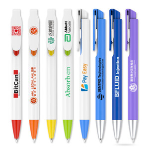 Stylo bille en plastique personnalisé avec logo du fabricant, pointe 1,0 mm, corps sportif, stylo <span class=keywords><strong>publicitaire</strong></span> promotionnel, impression UV tactile - Product Image 2
