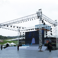 Estructura de Aluminio para Escenario, Soporte Portátil para Iluminación de DJ, Estante de Exhibición con Estructura