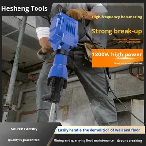 Pico Eléctrico <span class=keywords><strong>Hexagonal</strong></span> de 65 mm, Alta Potencia, Grado Industrial, Uso Pesado, para Demolición de Hormigón, Especial para Ingeniería - Product Image 2