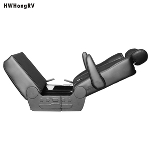 Sedili letto per camper a tre strati in metallo e schiuma stile Rock & Roll con doppio bracciolo e supporti per <span class=keywords><strong>seggiolino</strong></span> auto <span class=keywords><strong>ISOfix</strong></span> - Product Image 3