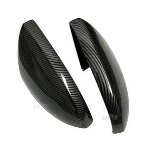 Carbon Fiber <b>Mirror</b> Covers For Volkswagen Sagitar Jetta Mk7 Full Set <b>Plastic</b> Material With 3m Tape Installation - Product Image 2