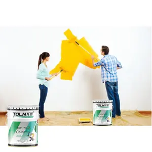 TOLN Inodoro Premium brillo Pintura de pared interior Pintura de látex de pared interior