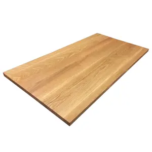 现代特种橡木木制家具实木桌子火锅灰顶长方形木顶