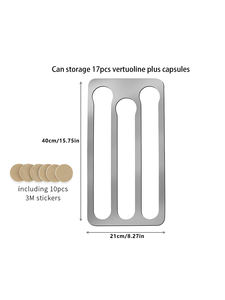 Fabricante 1 Uds cápsula soporte para el hogar soporte para cápsulas <span class=keywords><strong>de</strong></span> café blanco contador organizador <span class=keywords><strong>de</strong></span> almacenamiento <span class=keywords><strong>Porta</strong></span> cápsulas café - Product Image 3