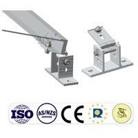 ART SIGN Structure de montage solaire photovoltaïque, support inclinable réglable pour panneaux solaires, pied de support pour installation photovoltaïque sur toiture