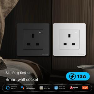 Applique murale d'hôtel de luxe de haute qualité Prise en verre trempé avec prise aux normes britanniques Prise britannique - Product Image 4