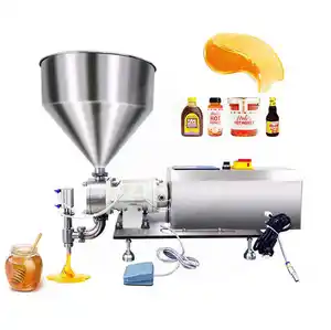 Machine à emballer de remplissage liquide pour pâte de miel, piment, tomate, ketchup, piston de pompe à engrenages à rotor à lobes servo automatique 88