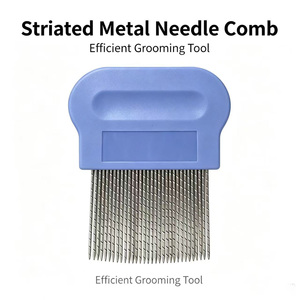 Peine espiral profesional de acero inoxidable de alta resistencia <span class=keywords><strong>para</strong></span> la eliminación de piojos y <span class=keywords><strong>liendres</strong></span> en humanos, herramienta metálica <span class=keywords><strong>para</strong></span> el hogar. - Product Image 2