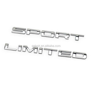 Etiqueta Adhesiva 3D para Maletero de Auto, Estilo Ejecutivo, Metal Cromado Plateado, Letras de 1.6 cm, Ecológica, de Un Solo Uso, Marca SPORT LIMITED - Product Image 2