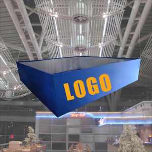 แบนเนอร์แขวนเพดานสำหรับงานแสดงสินค้า ผ้าตึงสำหรับแสดงโลโก้ แบนเนอร์แขวน - Product Image 1